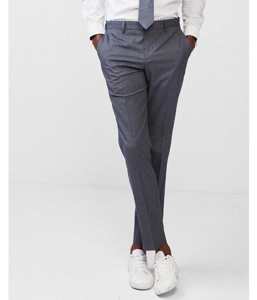 Express Mens Slim Striped Stretch Cotton Dress Pants