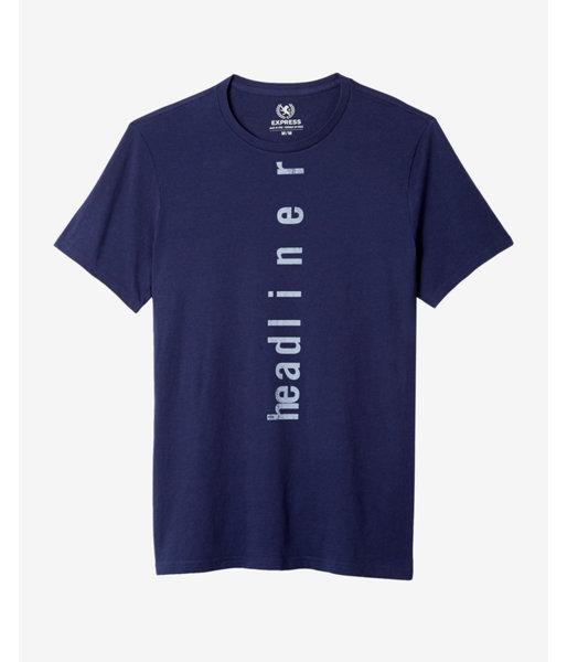 Express Headliner Crew Neck Graphic Tee