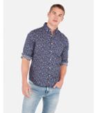 Express Mens Classic Floral Button-down Soft Wash