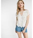 Express Womens Lace Cut-out Short