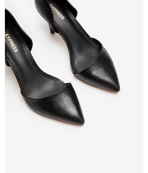 Express Womens Two-piece Cone Heel Pumps
