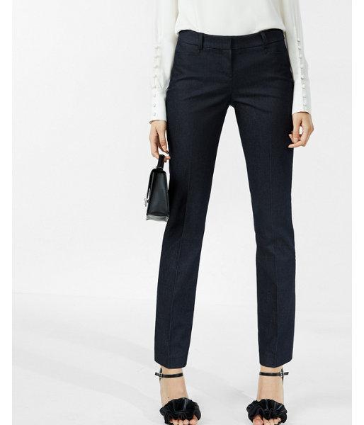 Express Low Rise Slim Fit Denim Columnist Pant