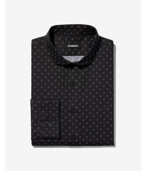 Express Mens Extra Slim Print Dress