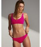 Express Womens Low Rise Velvet Basic Bikini Bottoms