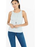 Express Women's Tanks Express One Eleven Plunging V-back Tank