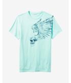 Express Mens Wing Skull Graphic Tee