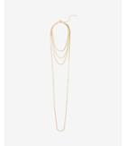 Express Womens Nestled Flat Chain Choker Necklace