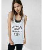 Express Champagne Now Graphic Tank