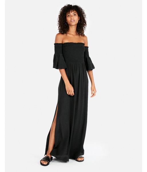 Express Womens Off The Shoulder Bell Sleeve