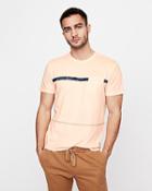 Express Mens Striped Crew Neck T-shirt