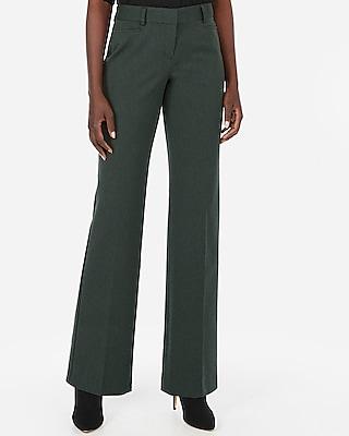 Express Womens Mid Rise Wide Leg Palazzo Editor Pant