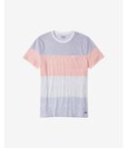 Express Mens Reverse Print Rugby Stripe Pocket T-shirt