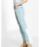 Express High Waisted Destroyed Original Vintage Skinny Ankle Jeans