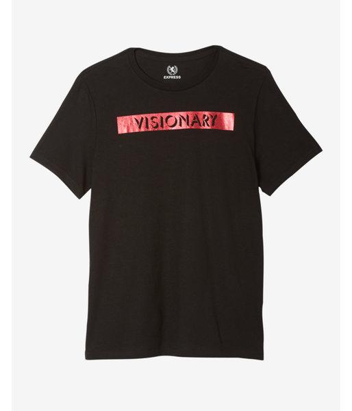 Express Visionary Crew Neck Graphic Tee