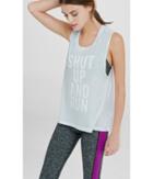 Express Women's Tanks Exp Core White Shut Up And Run Graphic