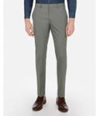 Express Mens Express Mens Extra Slim Olive Green Cotton Texture Stretch