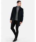 Express Mens Recycled Wool Oversized Deconstructed Topcoat