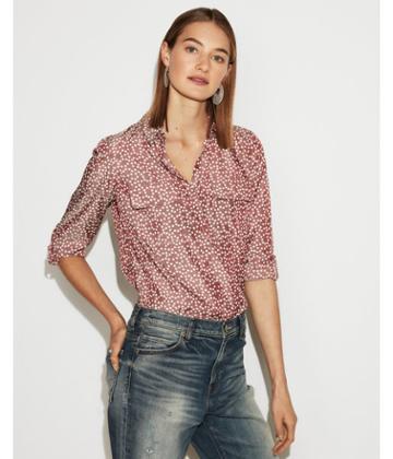 Express Womens Spots City Shirt By Express