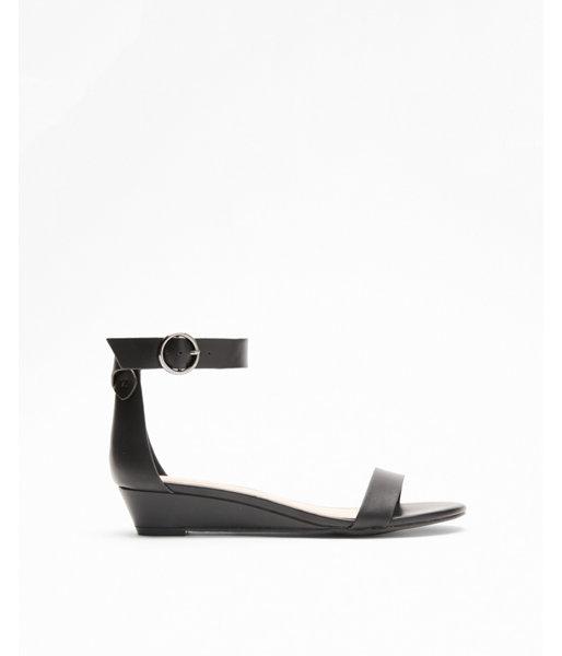 Express Womens Simple Sliver Wedge