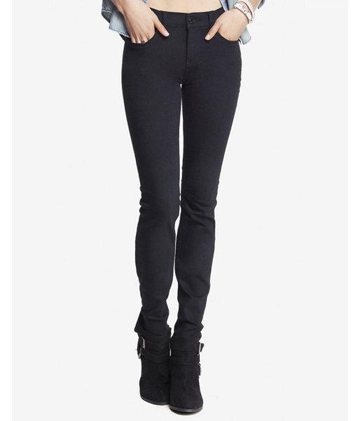 Express Black Mid Rise Stretch