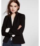 Express Womens 22 1/2 Inch Peak Lapel One Button Jacket