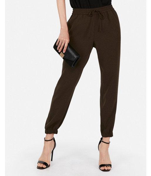 Express Womens High Waisted Drawstring Utility Joggers