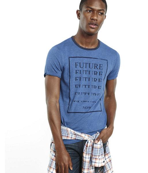 Express Mens Future Now Graphic T-shirt