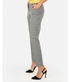 Express Womens Mid Rise Plaid Ankle Curve Pant
