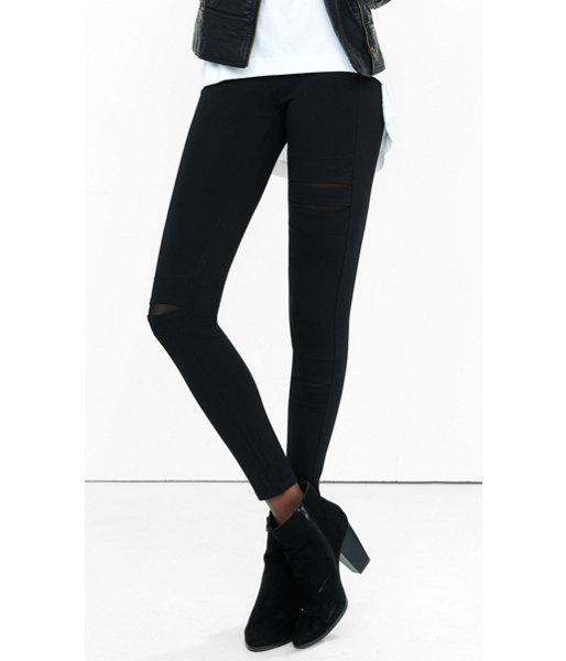 Express Women's Leggings Mesh Pocket