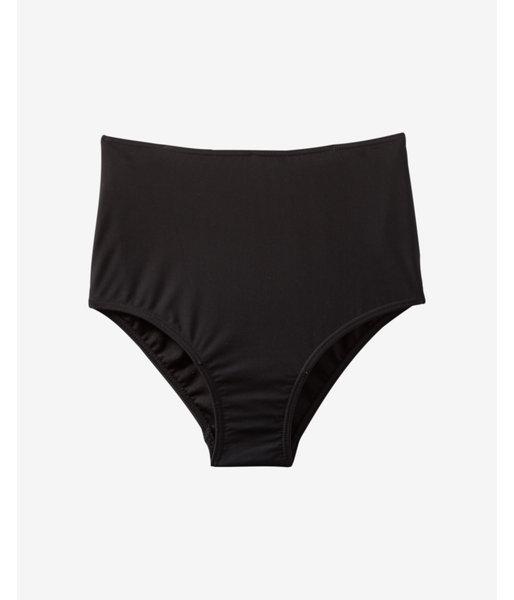 Express High Waisted Solid Bikini Bottom