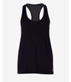 Express Womens Black Exp Core Mesh And Tulip Back Tank