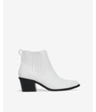 Express Womens Low Gore Heeled Booties