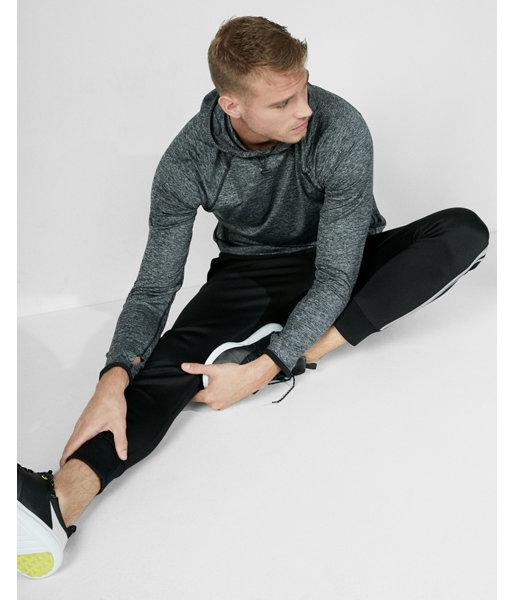 Express Marled Long Sleeve Popover Hoodie