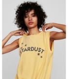 Express Womens Stardust Knot Front Graphic Tank