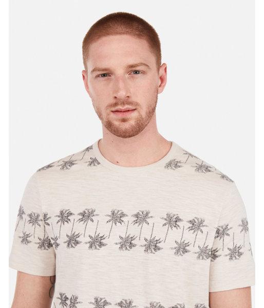 Express Mens Palm Print Crew Neck Tee