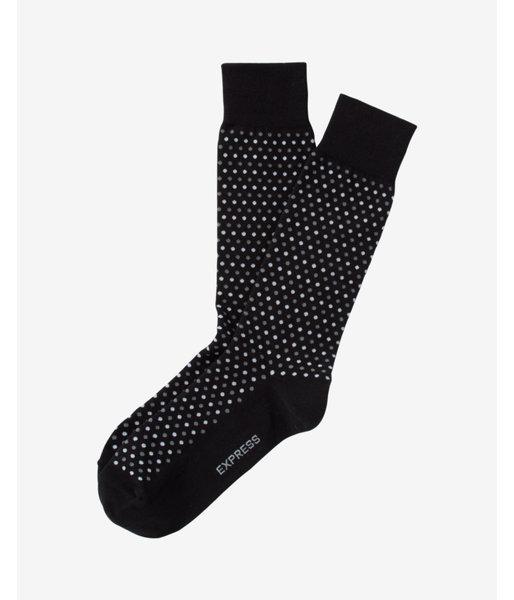 Express Mens Micro Dot Print Dress