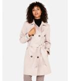 Express Womens Petite Classic Double Breasted Trench Coat