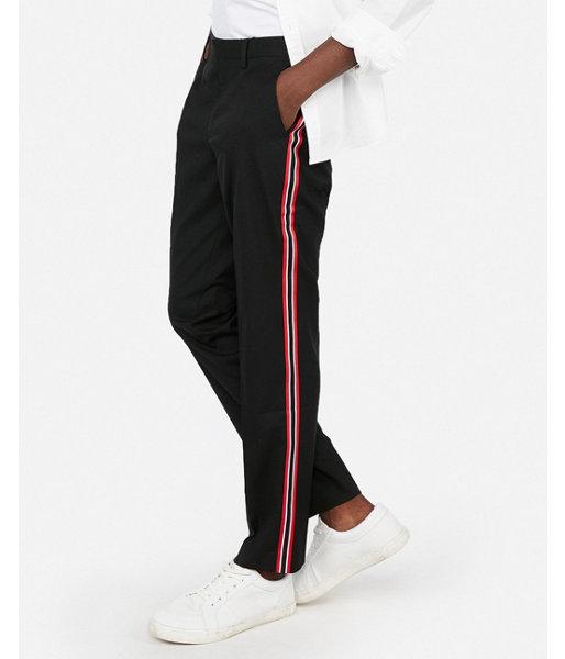 Express Mens Extra Slim Stretch Side Stripe Dress Pant