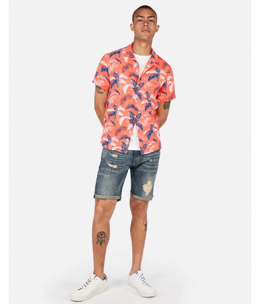 Express Mens Slim Parrot Short