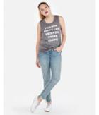 Express Womens Friends Don't Let Friends Drink Alone Graphic Tank