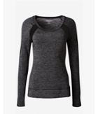 Express Womens Marled Exp Core Mesh Inset Cowl Back T-shirt