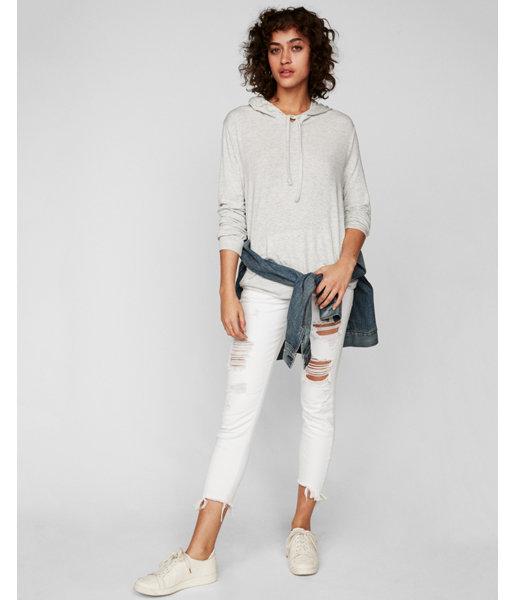 Express Womens Express One Eleven Popover Hoodie