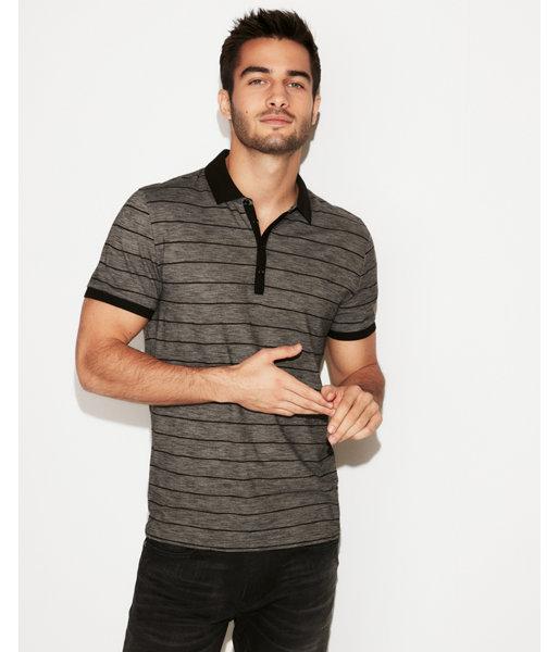 Express Mens Thin Stripe Jersey Polo