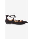 Express Women's Shoes Lace Up Flat