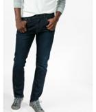 Express Skinny Dark Wash Stretch Zip