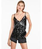 Express Womens Sequin Embellished Cami