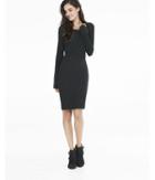 Express Women's Tees Black Plush Jersey T-shirt Dress