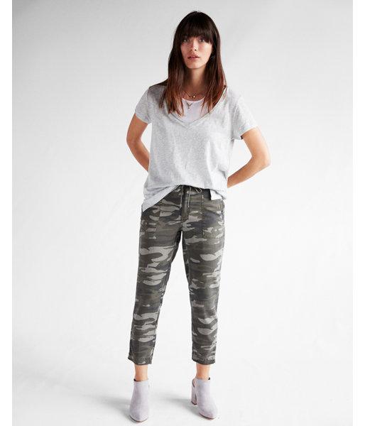 Express Womens Split Hem V-neck Tee