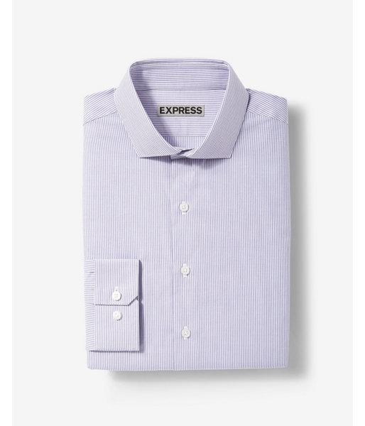 Express Mens Slim Vertical Stripe Dress
