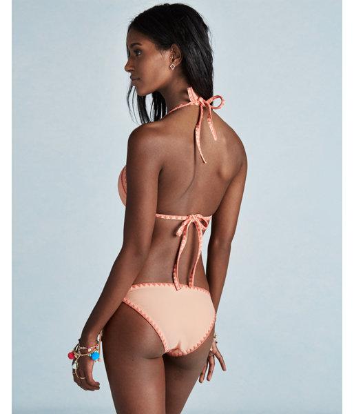 Express Womens Low Rise Embroidered Bikini Bottom